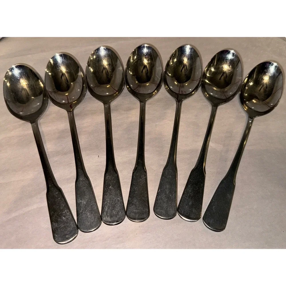SSS By Oneida‎ Colonial Boston / Minute Man Stainless Flatware 7 Tablespoons